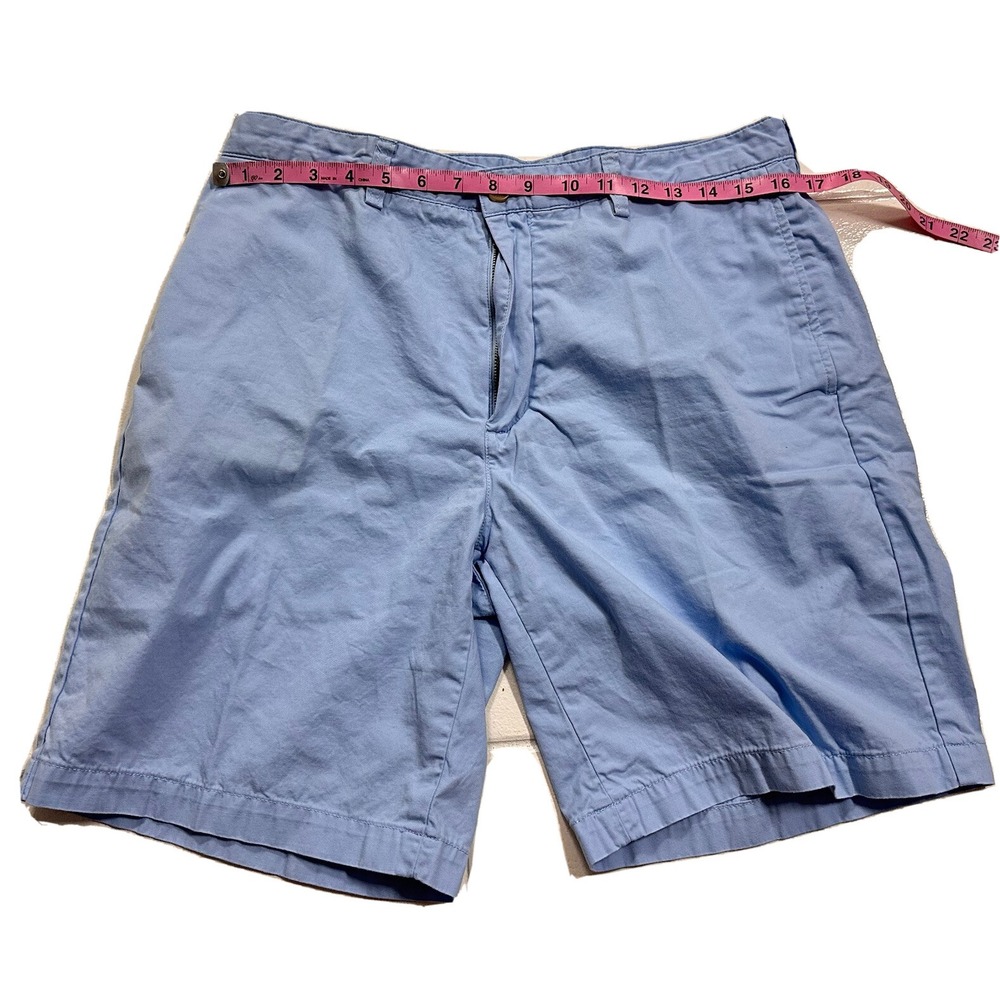 Vineyard Vines Shorts Men's 34 Pale Blue Shep & Ian  Flat Front Club Chino Short - Picture 7 of 13